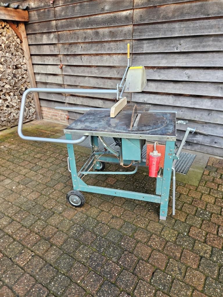 Gjerde 1603 bouwzaag, Doe-het-zelf en Verbouw, Gereedschap | Zaagmachines, Ophalen, 1200 watt of meer, Cirkelzaag, 70 mm of meer