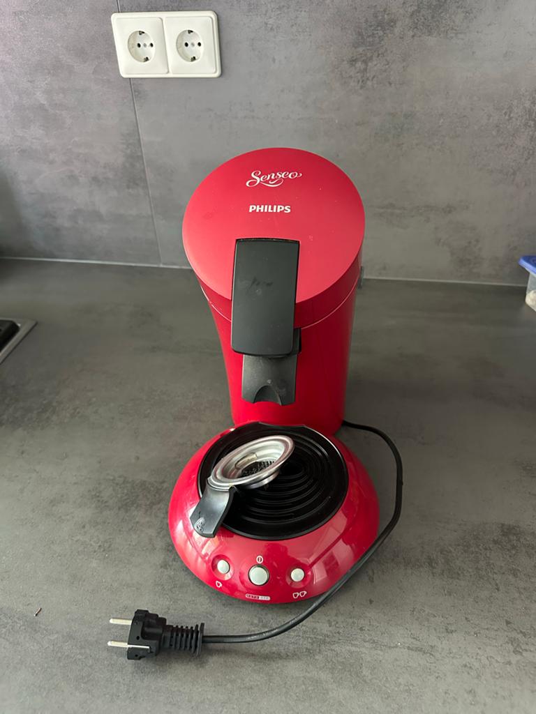 Philips Senseo Koffiezetapparaat Rood, Witgoed en Apparatuur, Koffiezetapparaten, Gebruikt, Koffiemachine, Ophalen of Verzenden