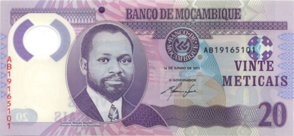 Mozambique bankbiljet 20 Meticais 2011 UNC, Pick 149a, Postzegels en Munten, Ophalen of Verzenden, Overige landen, Los biljet