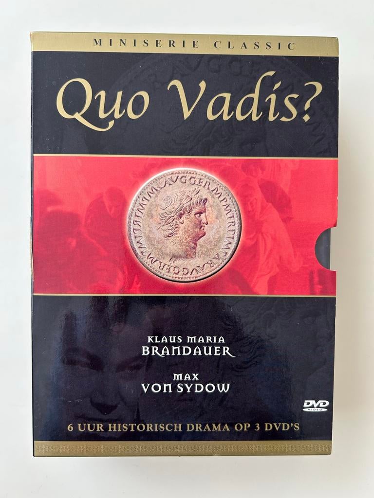 Quo Vadis? Miniserie Classic DVD - Historisch Drama, Historisch of Kostuumdrama, Boxset, Ophalen of Verzenden, Zo goed als nieuw