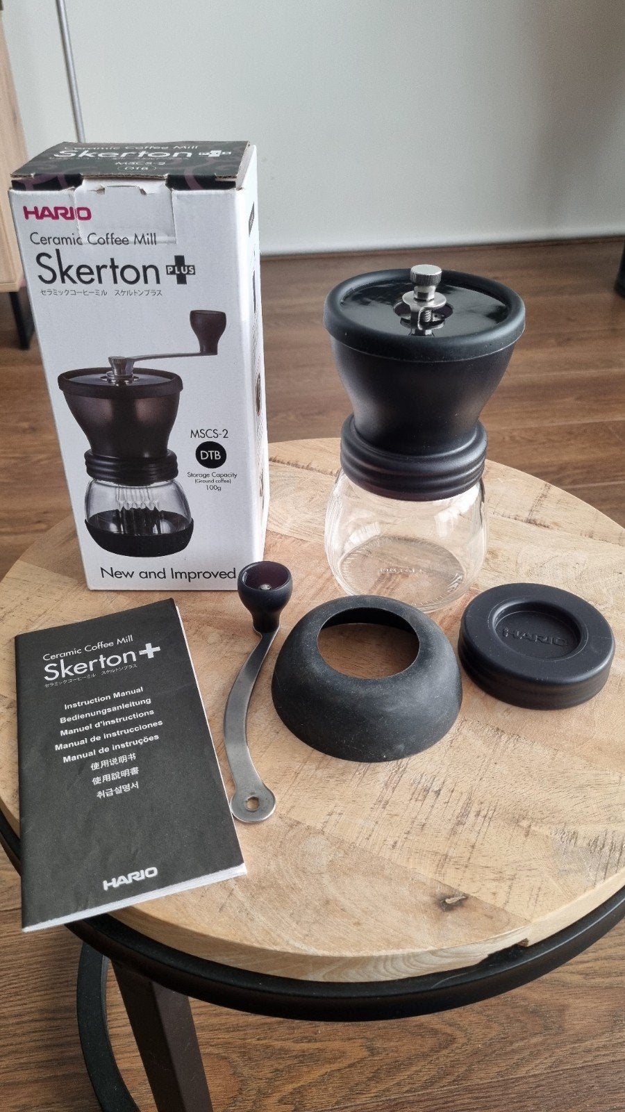 Hario Skerton Plus, Ophalen of Verzenden, Zo goed als nieuw