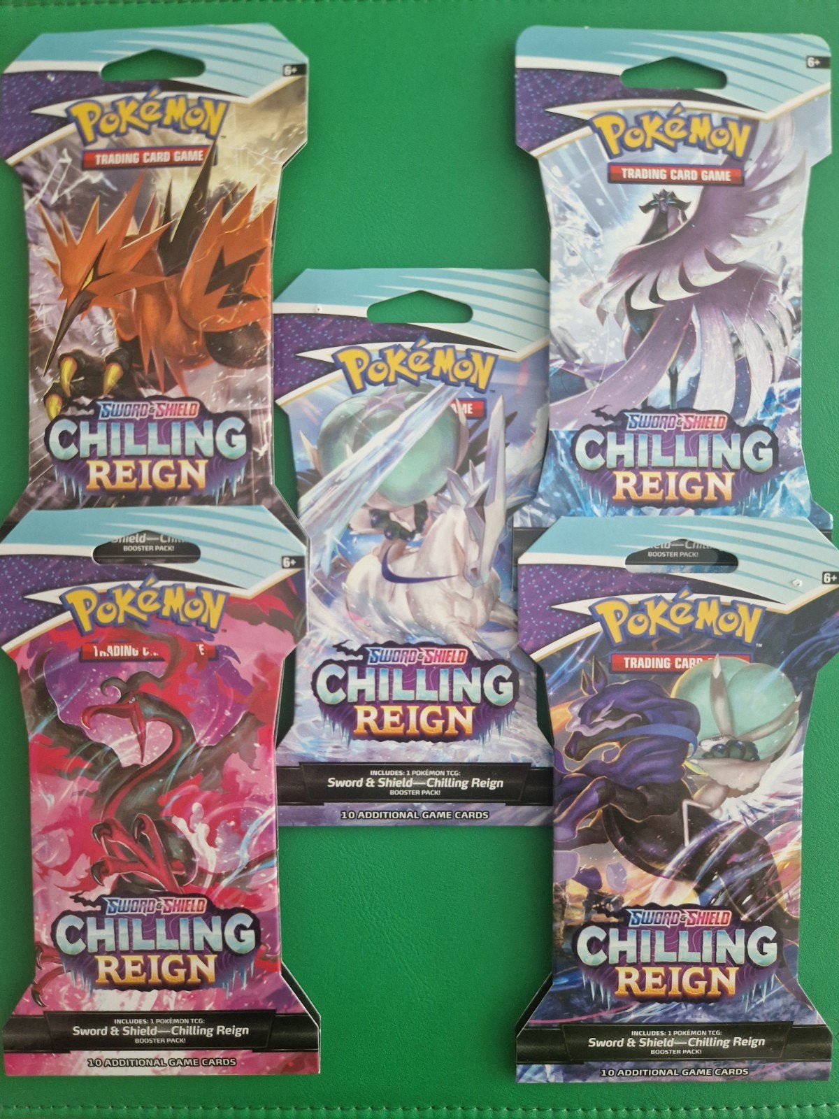 chilling reign booster sleeved Art set, Ophalen of Verzenden, Nieuw, Booster, Foil