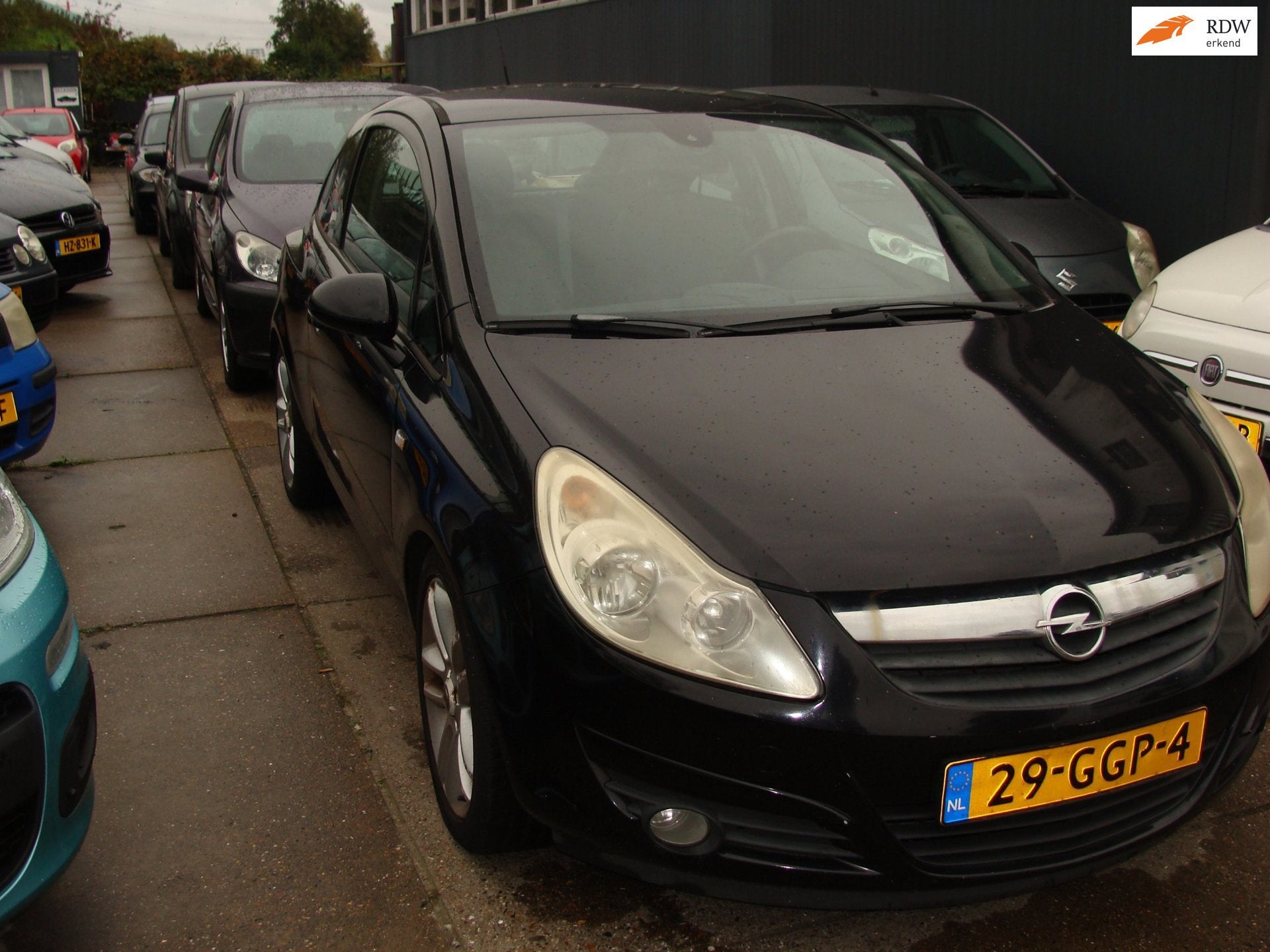 Opel Corsa 1.4-16V Cosmo st bekr airco elek pak nap apk, Voorwielaandrijving, 4 cilinders, Zwart, Origineel Nederlands