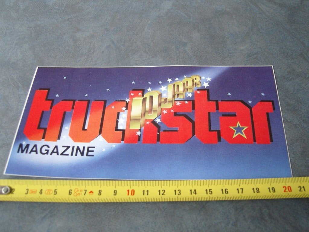 sticker TRUCKSTAR Magazine 10 Jaar *, Ophalen of Verzenden, Zo goed als nieuw