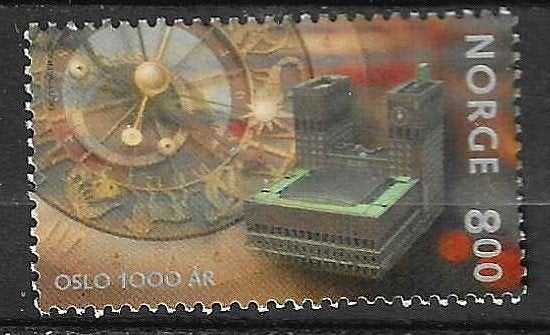 NOORWEGEN 2000-voor Auke 0.35, Ophalen of Verzenden, Noorwegen, Gestempeld