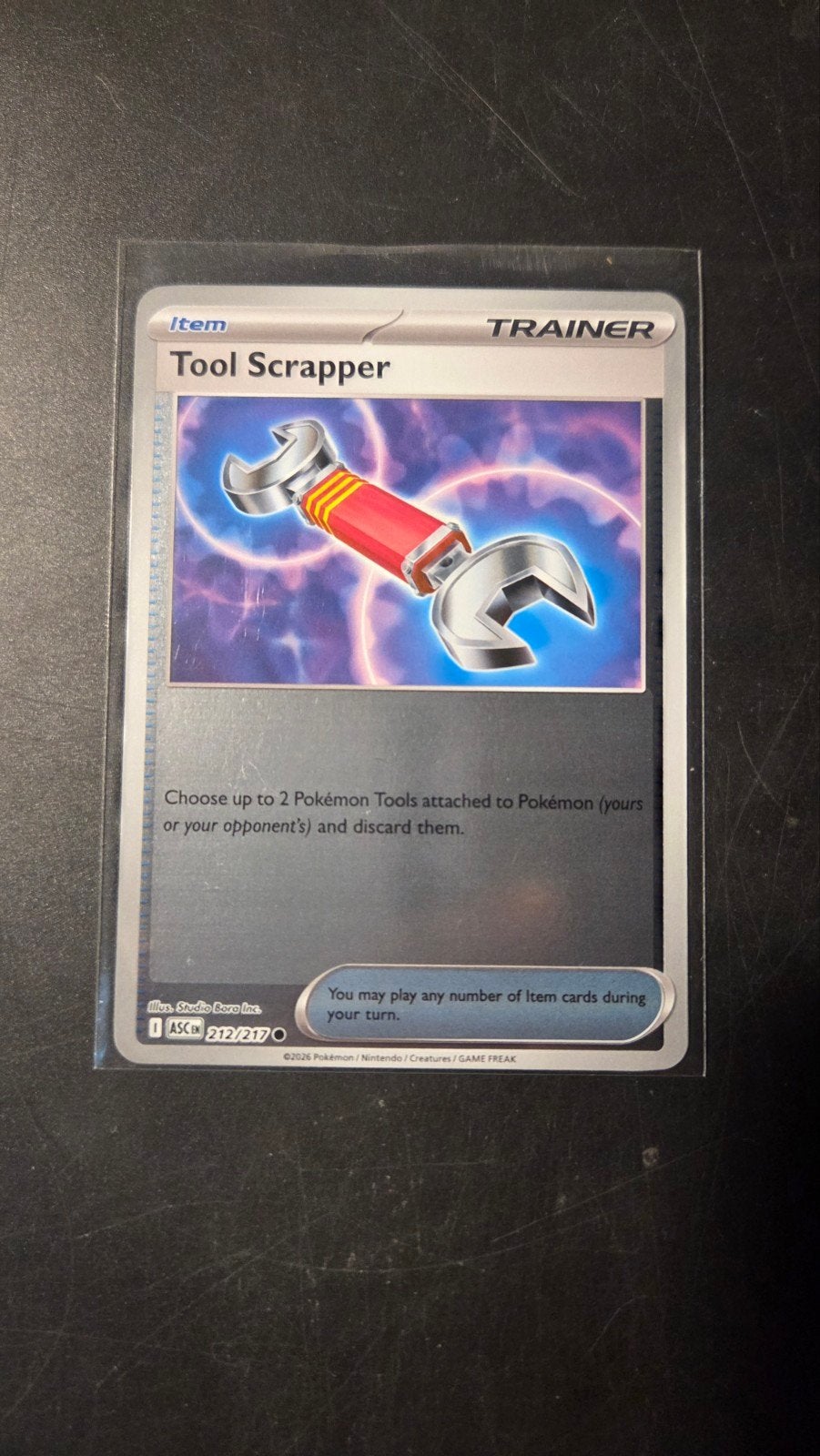 Tool Scrapper (reverse holo) 212/217 - Ascended Heroes, Verzenden, Zo goed als nieuw, Losse kaart, Foil