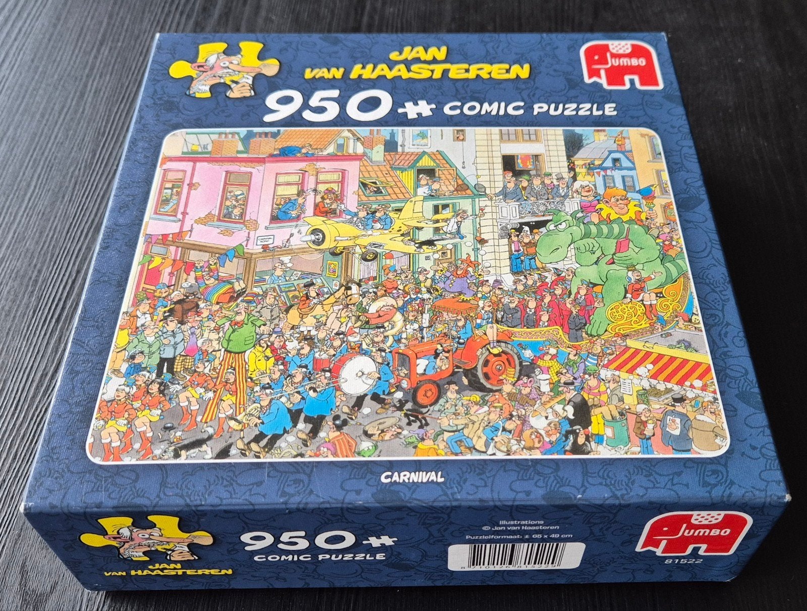 Jan van Haasteren 950 Carnival, Ophalen of Verzenden, 500 t/m 1500 stukjes, Zo goed als nieuw, Legpuzzel