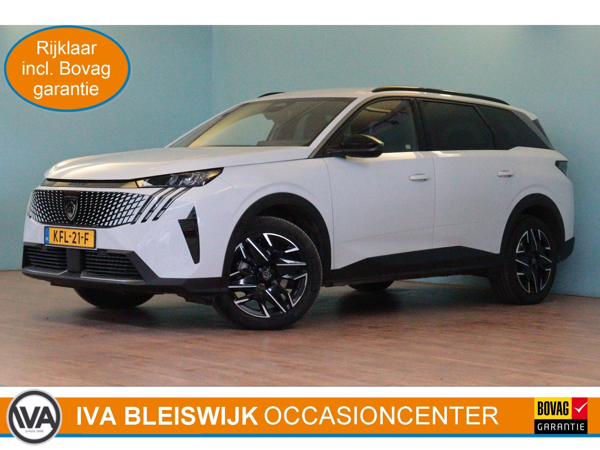 Peugeot 5008 1.2 Hybrid 145 Allure Automaat | 7 PERS | APPCO, Auto's, Peugeot, Gebruikt, 1199 cc, 7 stoelen, Wit