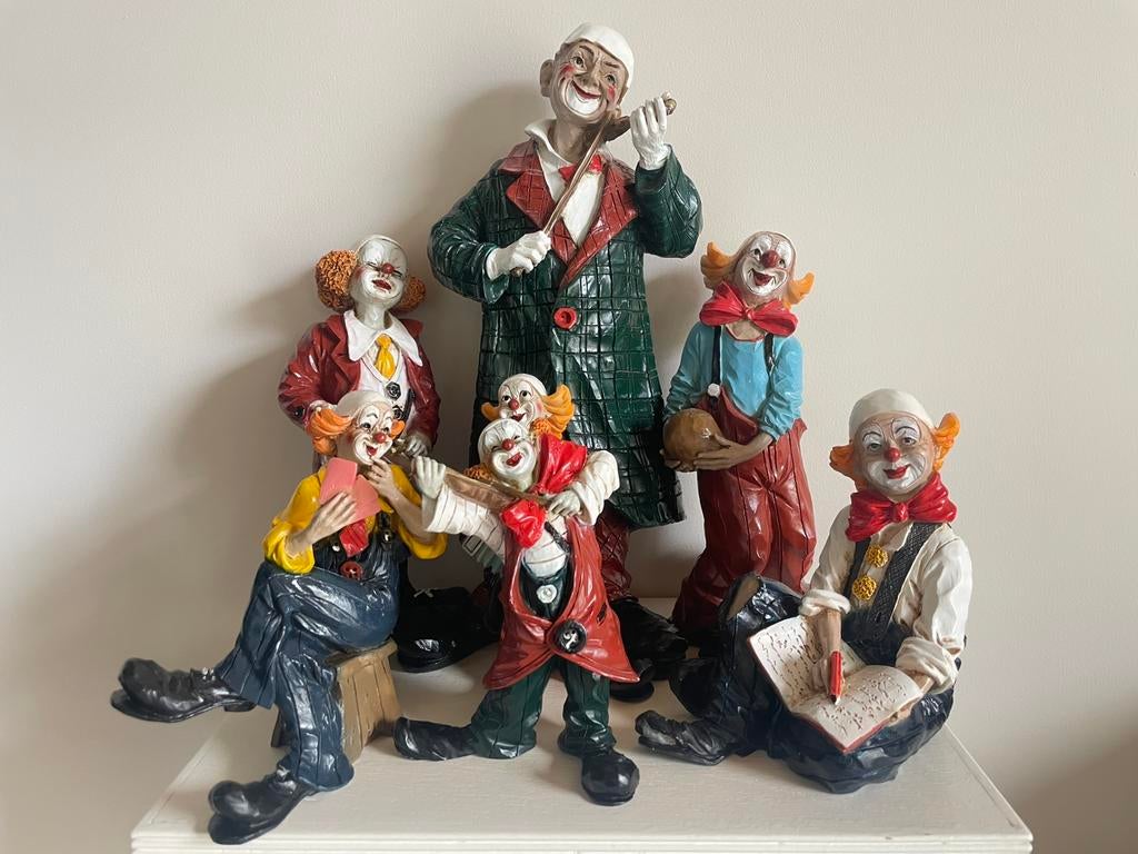 Unieke handgemaakte clowns Italiaans ontwerp, Overige onderwerpen, Verzenden, Handgemaakt, 20 - 50 cm