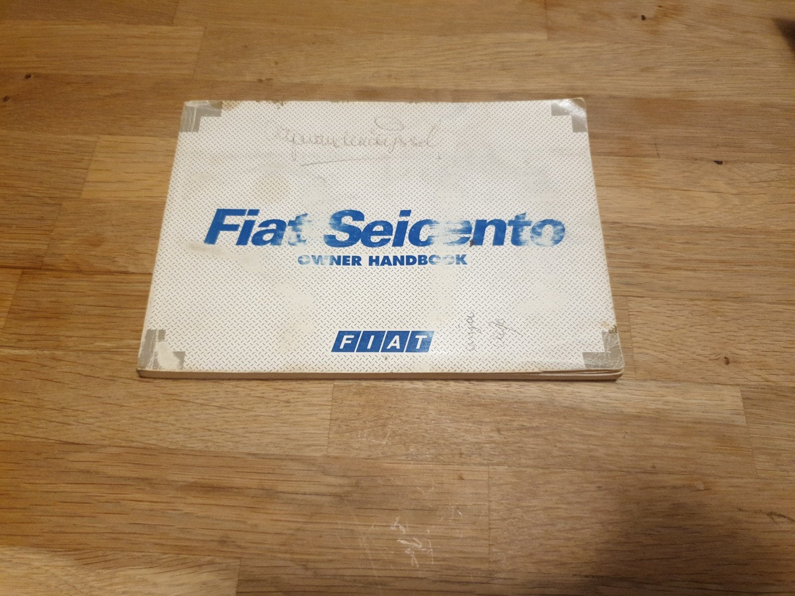 Fiat Seicento Handleiding - Owner Handbook, Ophalen of Verzenden