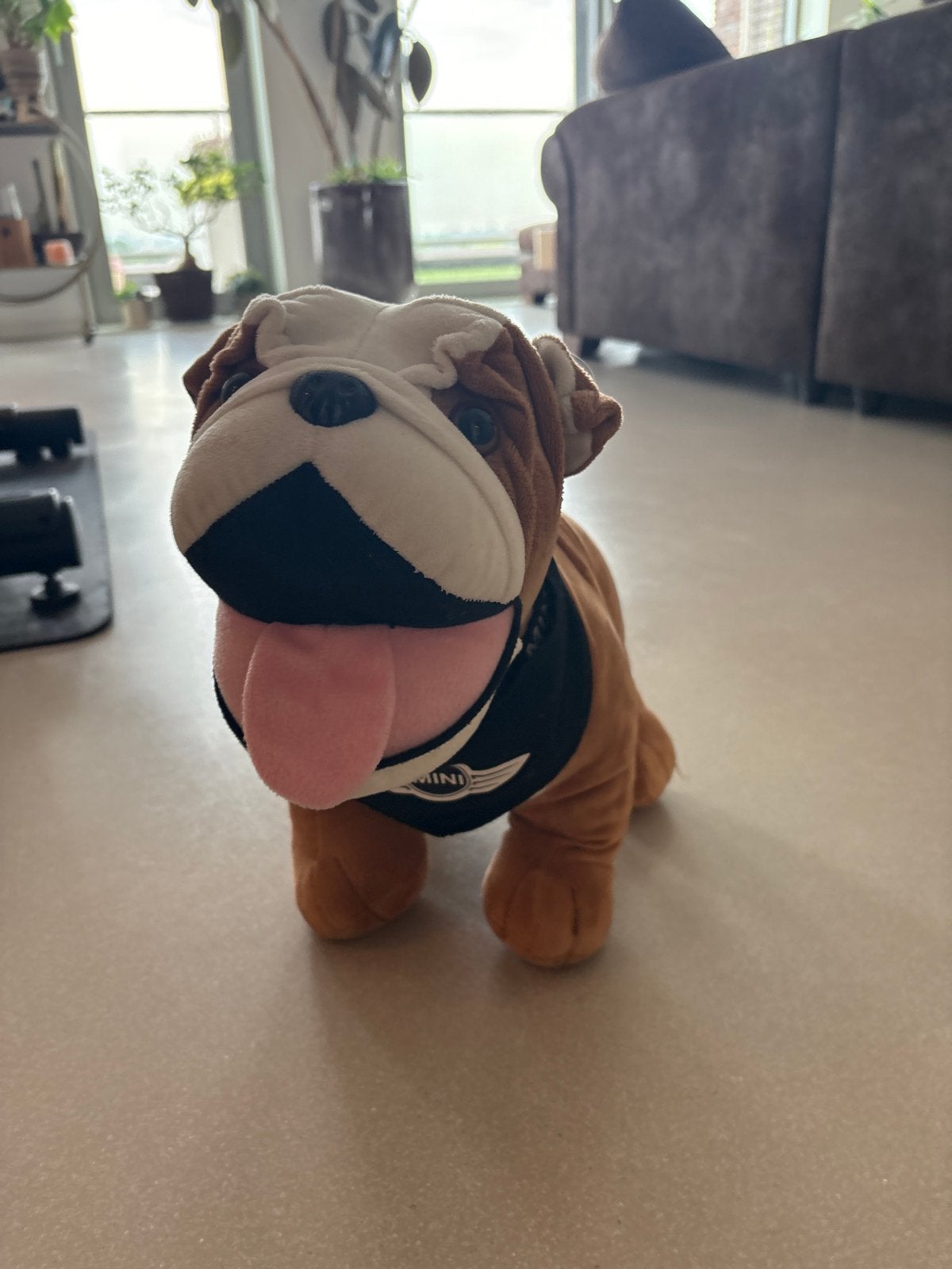 Collectors item: Engelse Bulldog van de officiële MINI Store, Ophalen of Verzenden, Zo goed als nieuw, Hond of Kat, Beeldje of Figuurtje