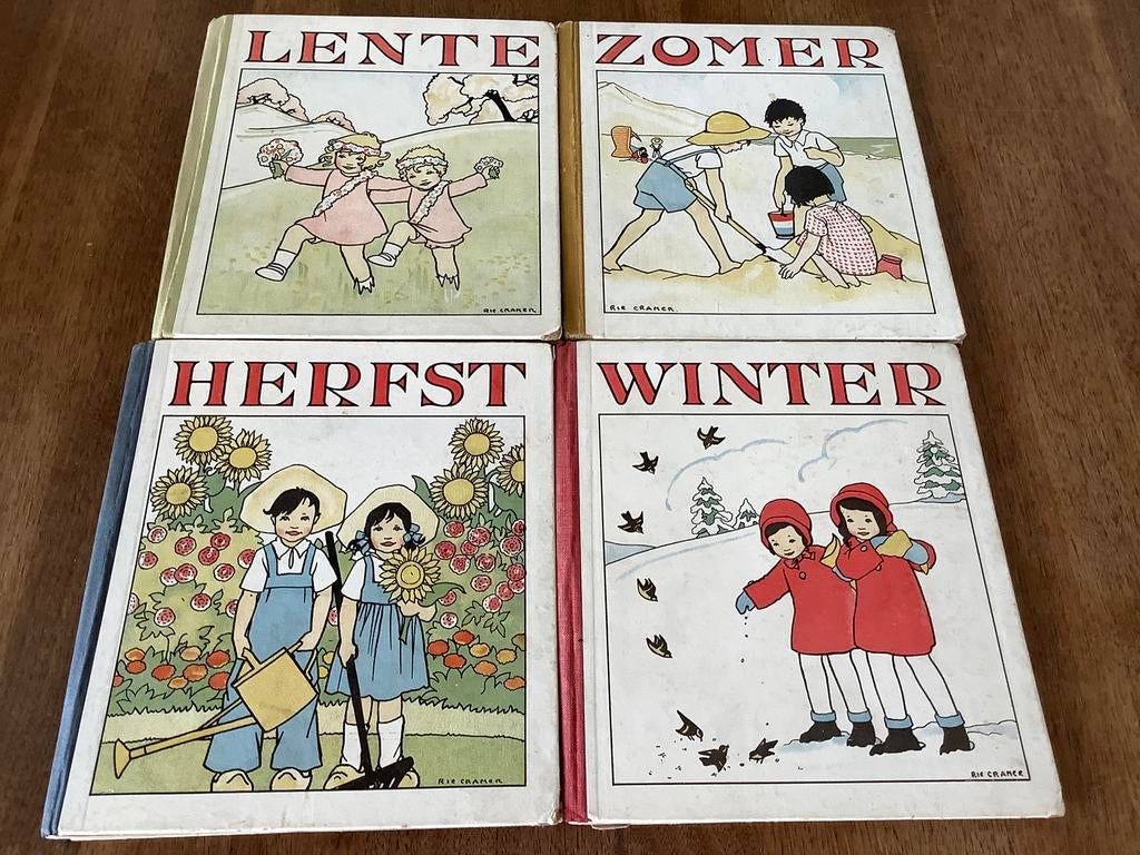 Complete serie Rie Cramer: Lente, Zomer, Herfst, Winter (4e, Ophalen of Verzenden, Gelezen, Fictie algemeen