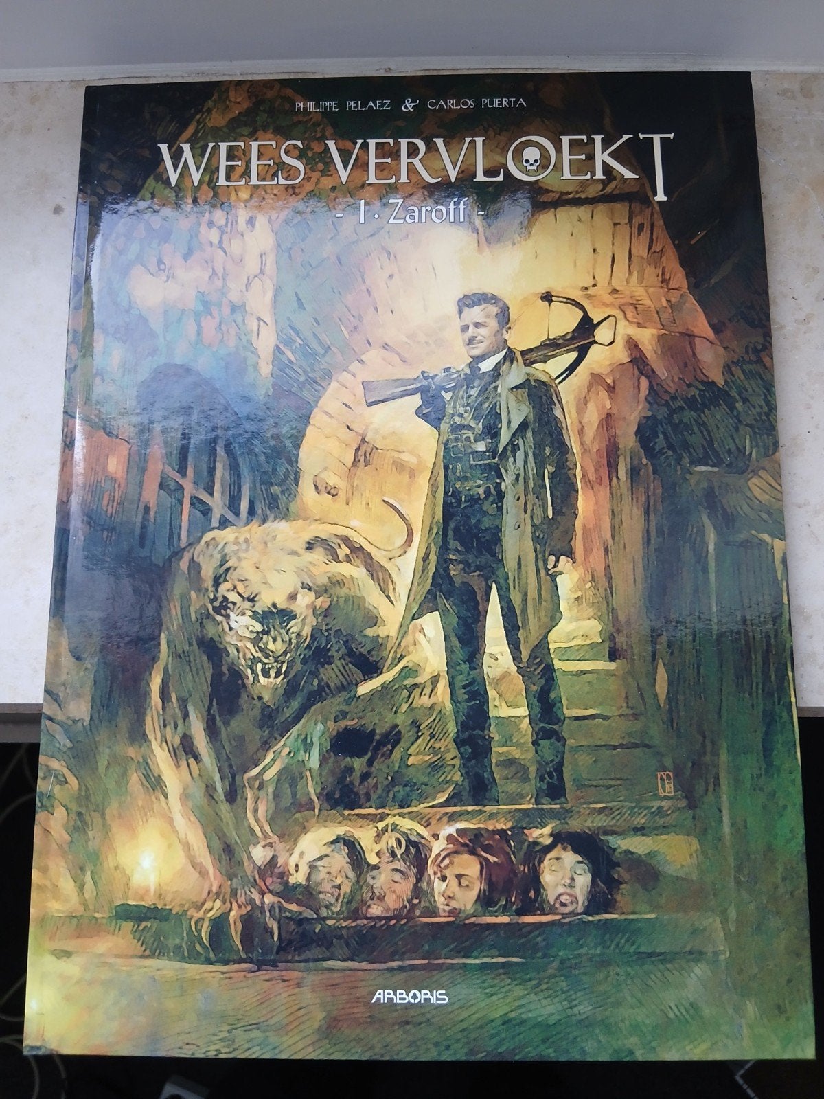 Wees vervloekt deel 1 Zaroff, Eén stripboek, Ophalen of Verzenden, Zo goed als nieuw