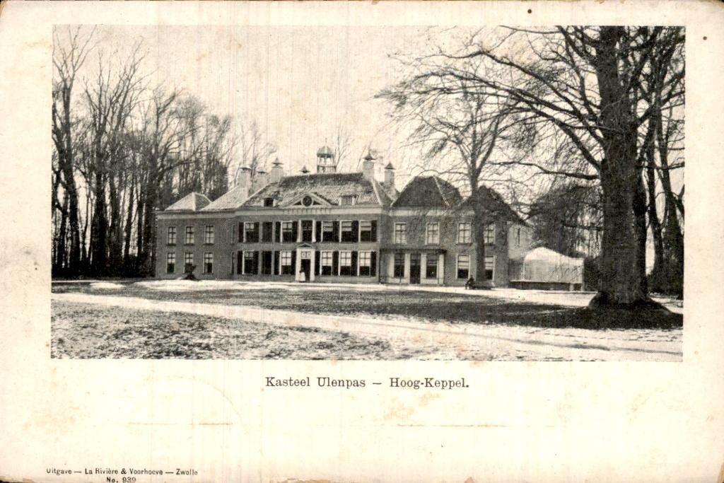Hoog-Keppel - Kasteel Ulenpas - Gevel, Ophalen of Verzenden, Voor 1920, Ongelopen, Gelderland