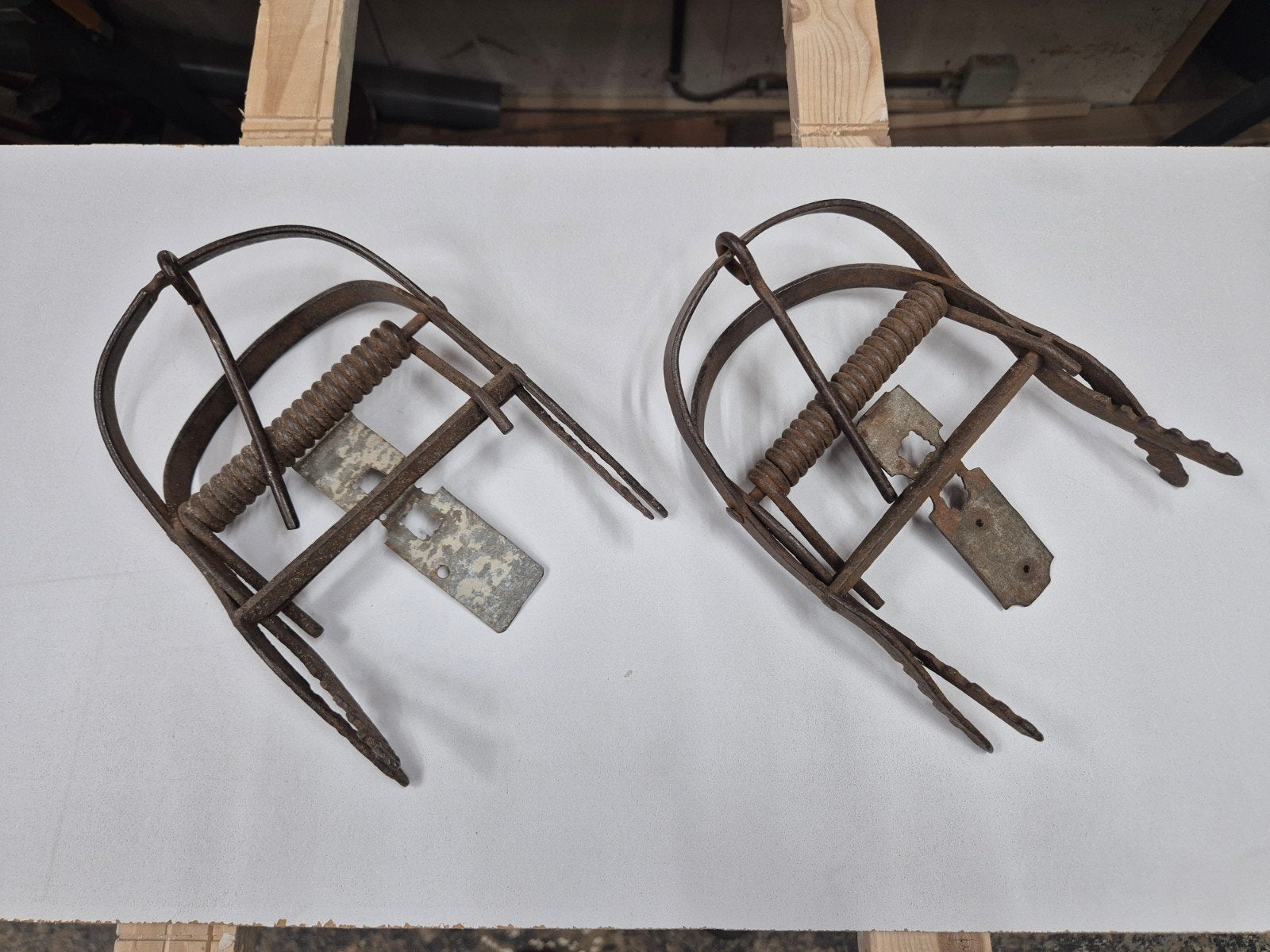 Vintage mollenklem 2x, Antiek en Kunst, Ophalen of Verzenden