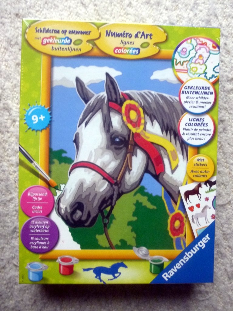 Schilderpakket paard - ravensburger - 9+ nieuw in seal, Ophalen of Verzenden, Nieuw, Schilderen op nummer