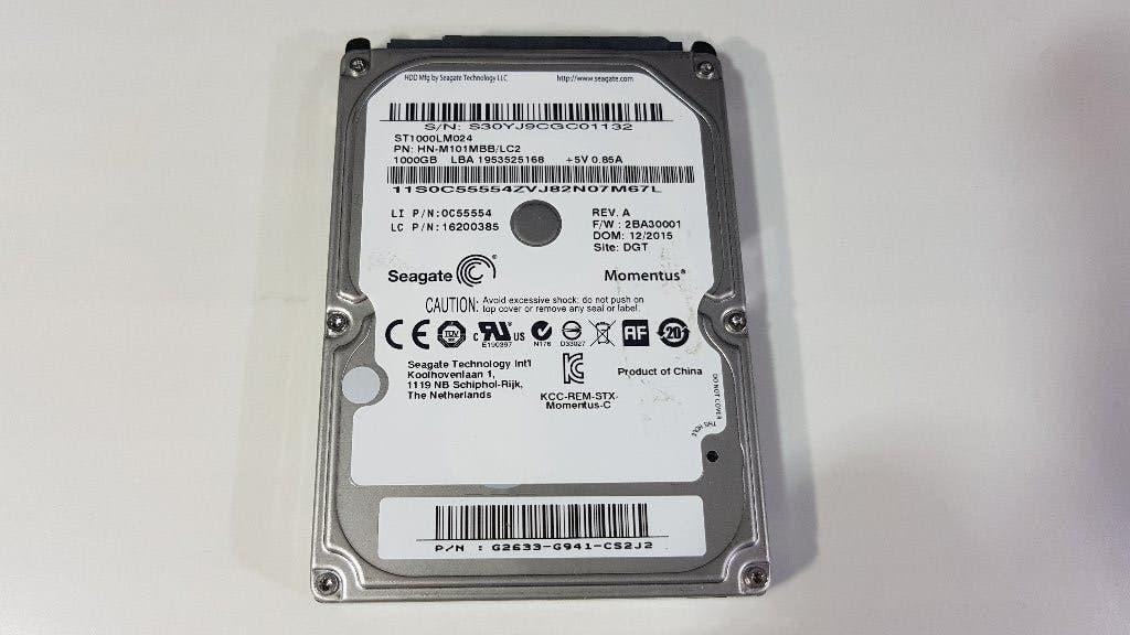 1TB SEAGATE 2,5 inch HDD Harde schijf., Intern, 1000gb, Ophalen of Verzenden, Zo goed als nieuw