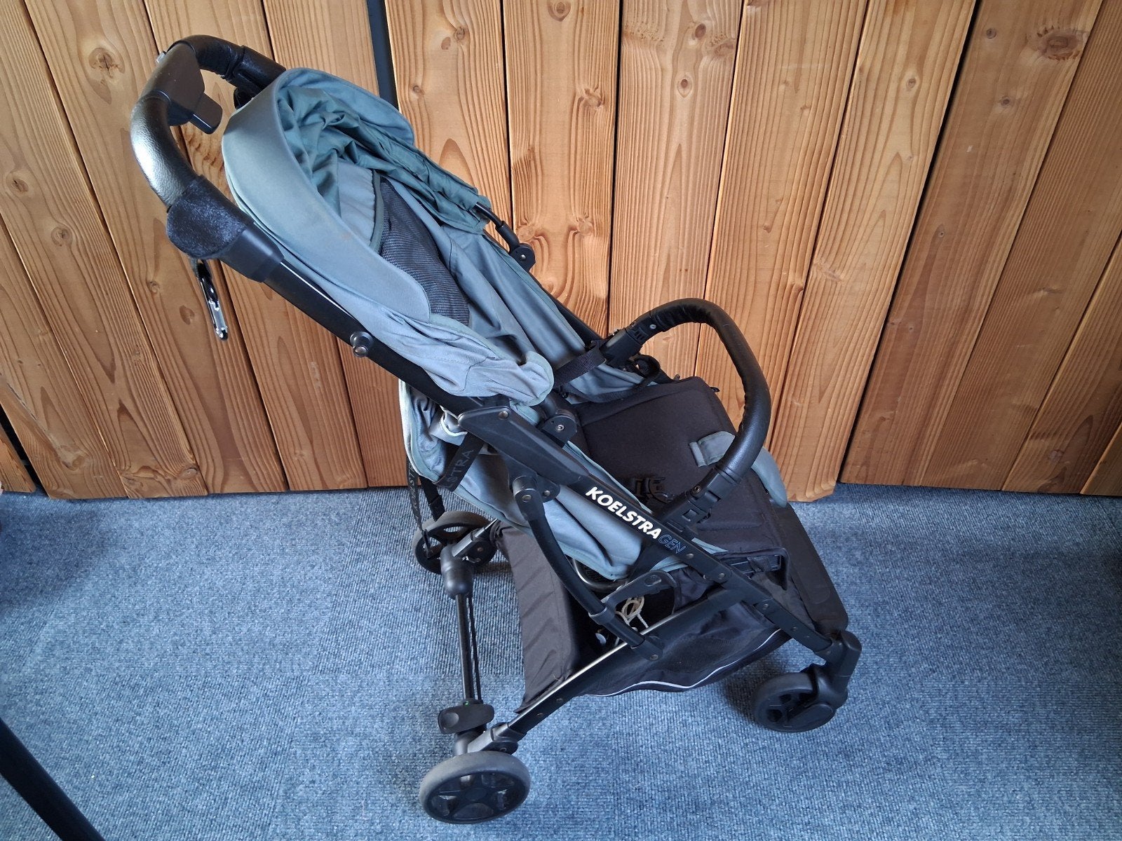 Koelstra Simba T4 Buggy - Grijs/Zwart (inclusief regenhoes), Ophalen, Gebruikt, Koelstra, Regenhoes