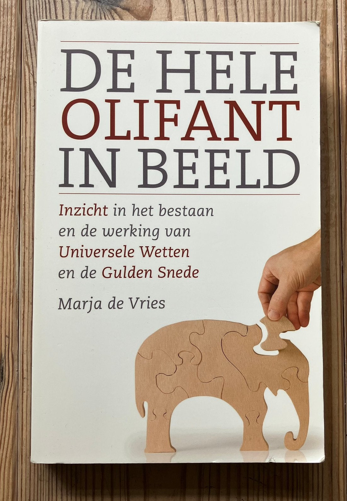 Marja de Vries - De hele olifant in beeld, Achtergrond en Informatie, Ophalen of Verzenden, Zo goed als nieuw, Marja de Vries