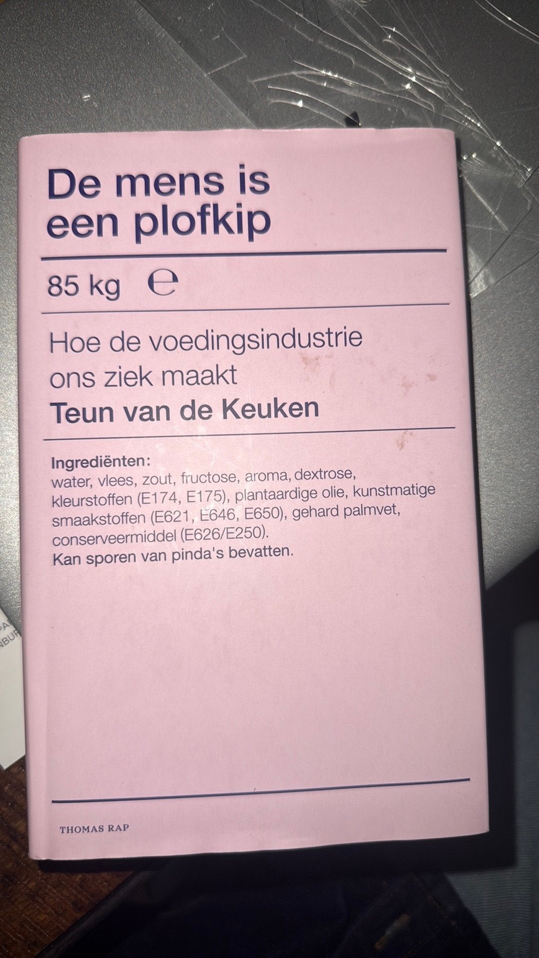 Teun van de Keuken - De mens is een plofkip, Boeken, Ophalen, Zo goed als nieuw, Teun van de Keuken