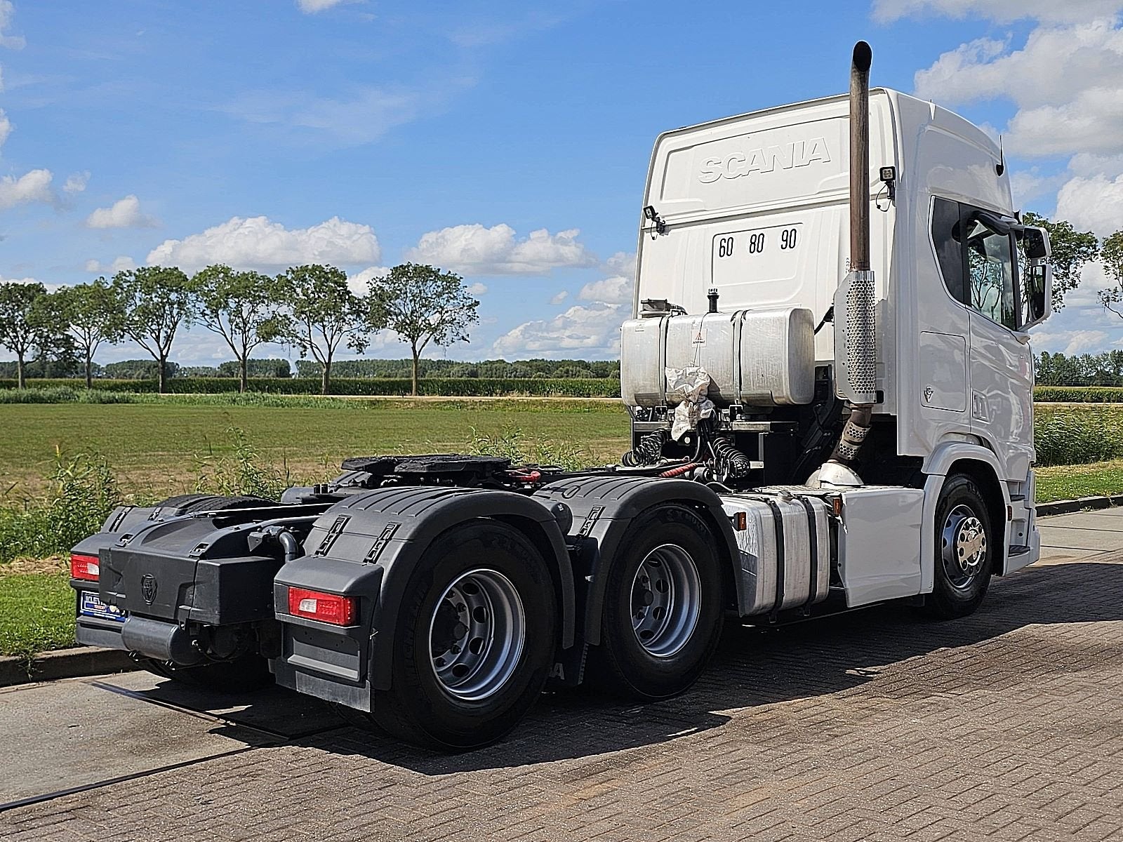SCANIA R580 v8 6x4 80 ton retard, Auto's, Vrachtwagens, Automaat, Stoelverwarming, Euro 6, Scania