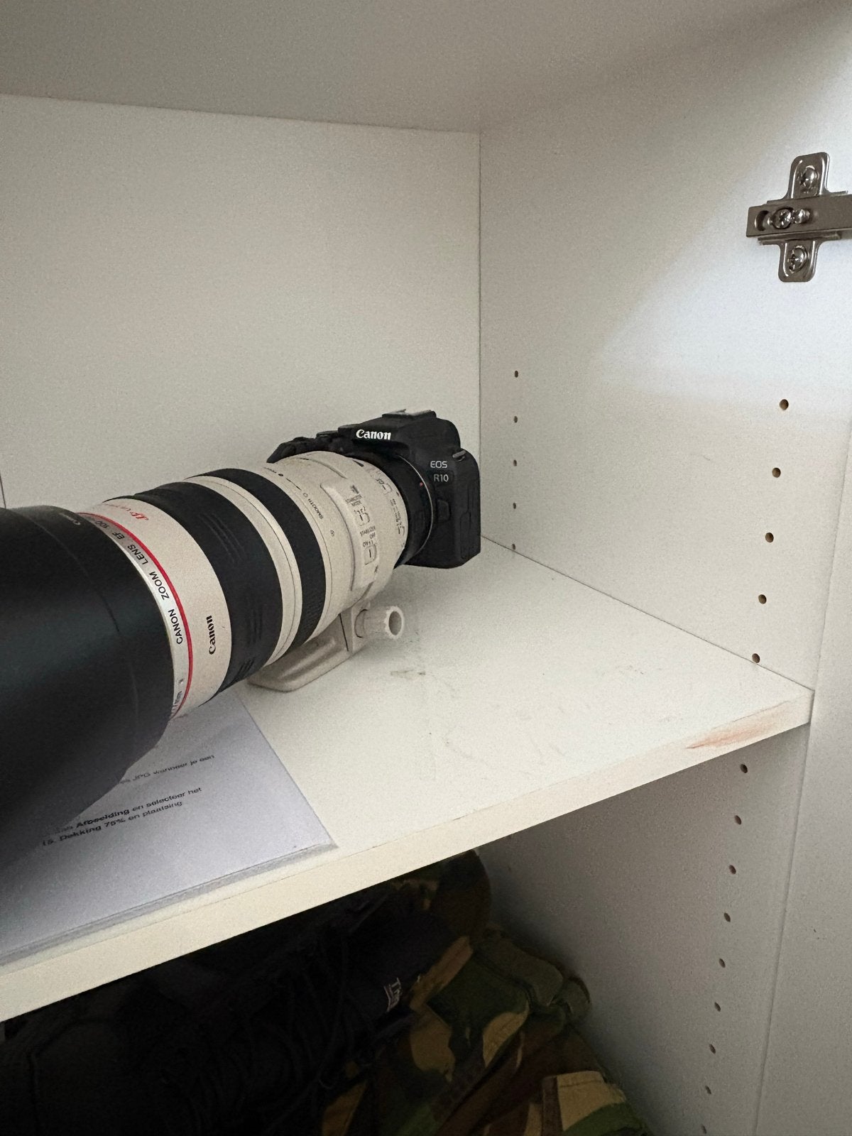 Canon  r10 met EF 100-400mm f/4.5-5.6L IS II USM Telelens, Ophalen, Canon, Autofocus, Telelens
