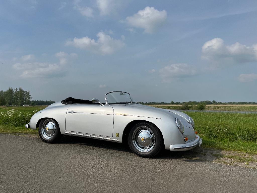 Zimmermann 356 Speedster Replica 1966 Zilvergrijs, Auto's, Achterwielaandrijving, 540 kg, Zwart, 4 cilinders