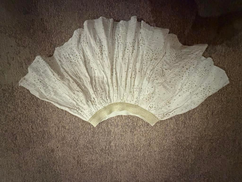 Zara witte rok kleine sterren 116, Ophalen of Verzenden, Gebruikt, Meisje, Jurk of Rok
