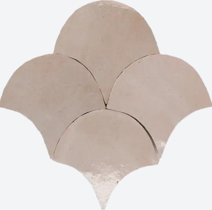 Zellige Gris Rose Poisson Echelles (designtegels), Doe-het-zelf en Verbouw, Tegels, Overige materialen, Wandtegels, Nieuw, Minder dan 20 cm