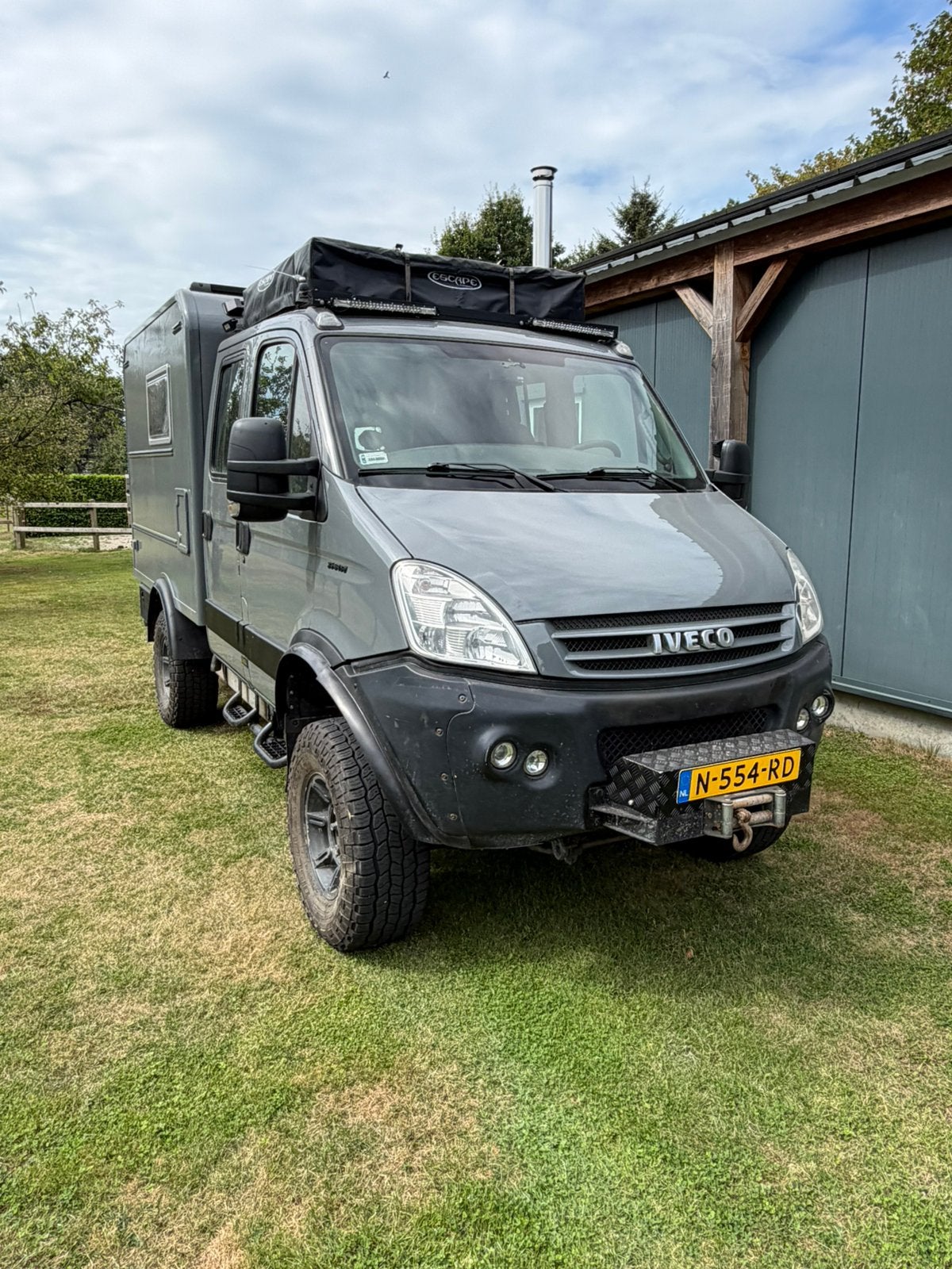 Iveco daily 55S18WD 4x4 Overland camper, Overige merken, Koelkast, Treinzit, Particulier