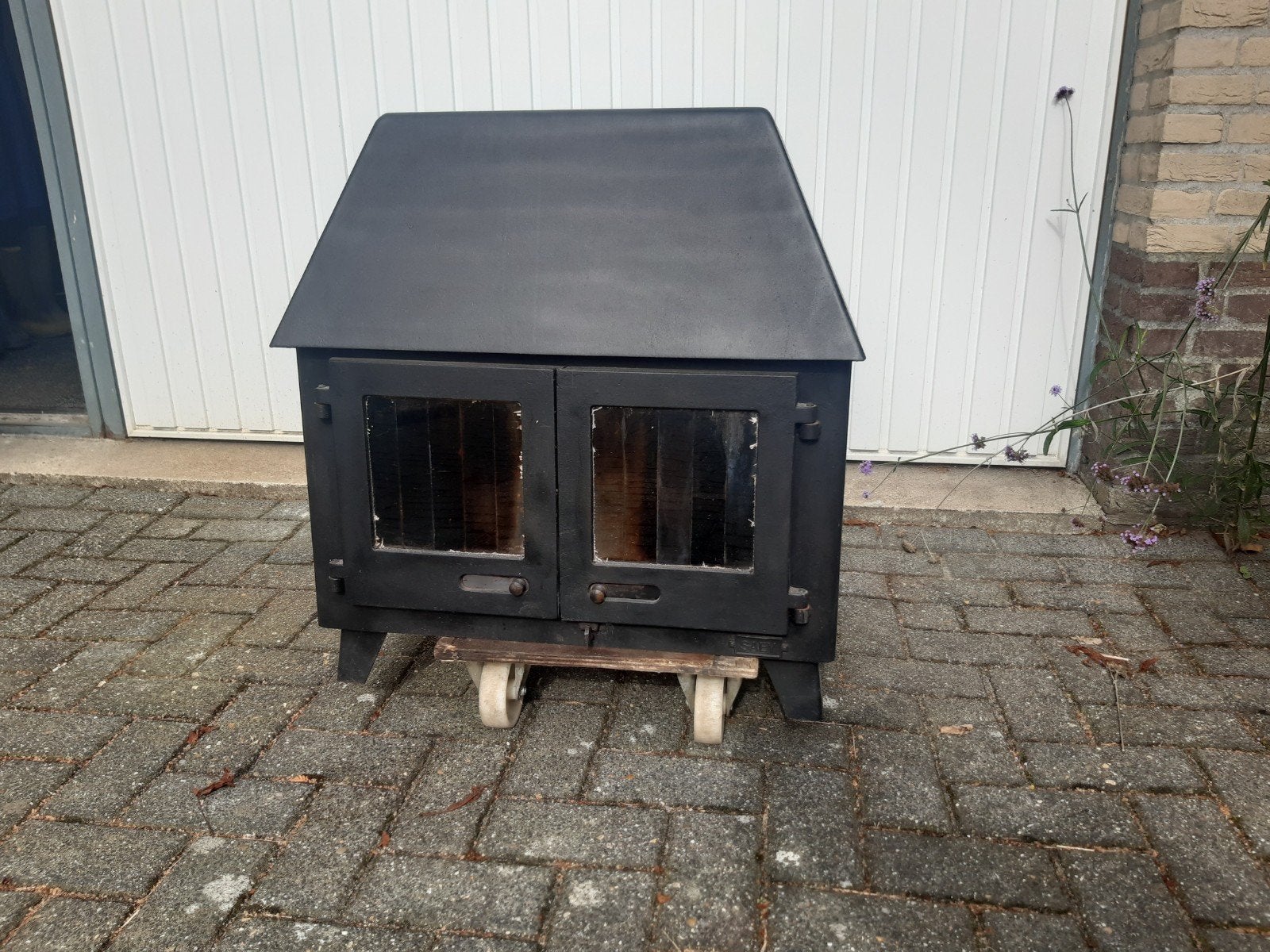 SAEY Houthaard - Gebruikt, Huis en Inrichting, Ophalen, Gebruikt, Vrijstaande haard, Houthaard
