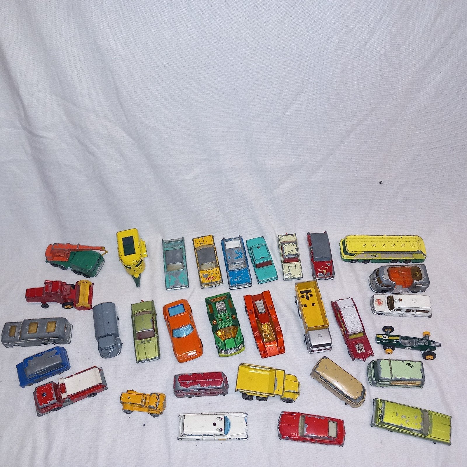 Verzameling Budgie, Husky, Norev, Lesney speelgoedauto's, Ophalen of Verzenden, Gebruikt