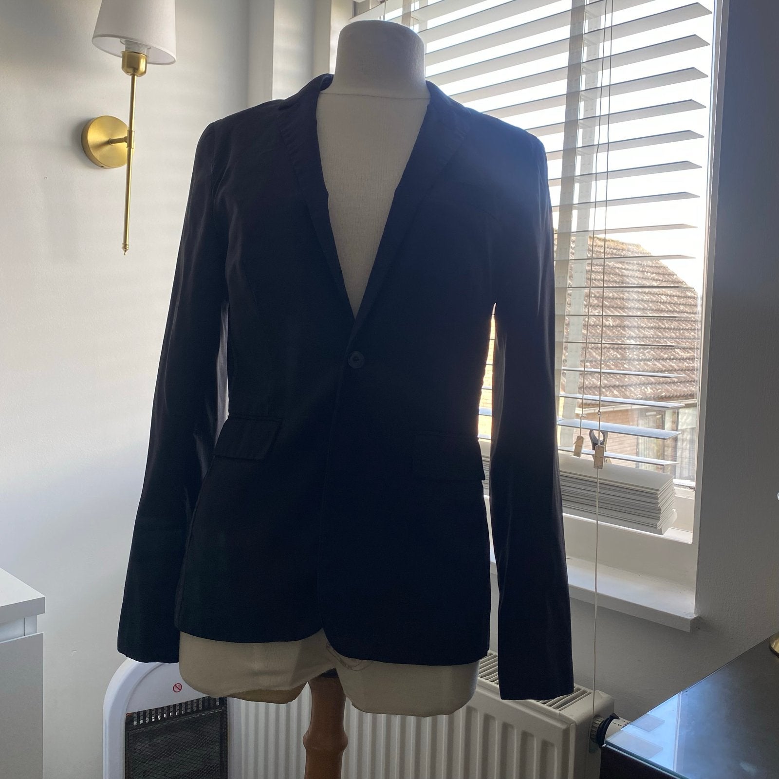 G-Star getailleerde blazer in zwart, maat M, Maat 38/40 (M), Zwart, Ophalen of Verzenden, Zo goed als nieuw