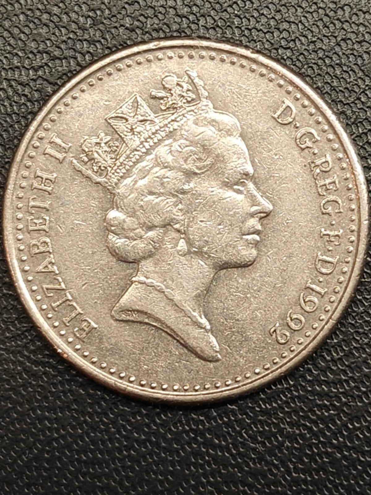 Britse 10 pence munt uit 1992 - Koningin Elizabeth II, Ophalen, Overige landen, Losse munt