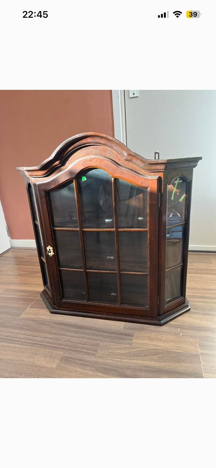 Vintage retro kastje/ wandkastje, Huis en Inrichting, Kasten | Vitrinekasten, Ophalen, 50 tot 100 cm, Zo goed als nieuw, Minder dan 100 cm