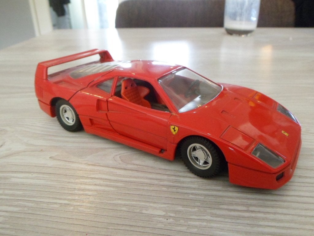 Polistil - Ferrari F40 [rood] 1/25, Ophalen of Verzenden, Gebruikt, Auto, Overige merken