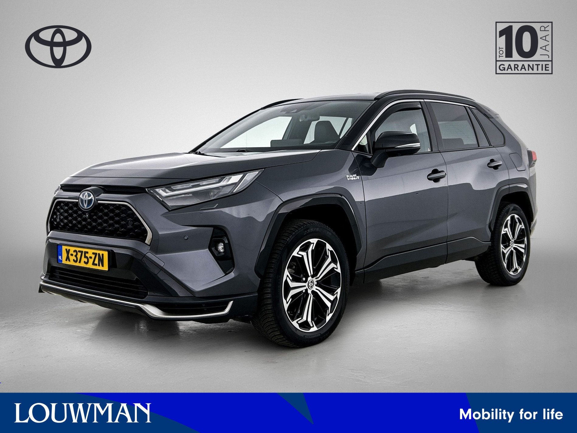 Toyota RAV4 2.5 Plug-in Hybrid AWD Bi-Tone Plus | NL dealero, Automaat, Stof, Gebruikt, 4 cilinders