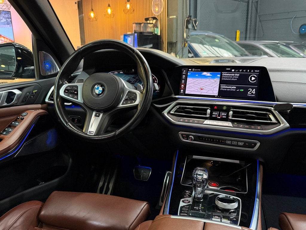 BMW X5 XDrive40i M-Sport|Laser|B&W|SKY|HUD|PANO|360|FULL, Auto's, Automaat, Gebruikt, Bedrijf, Vierwielaandrijving