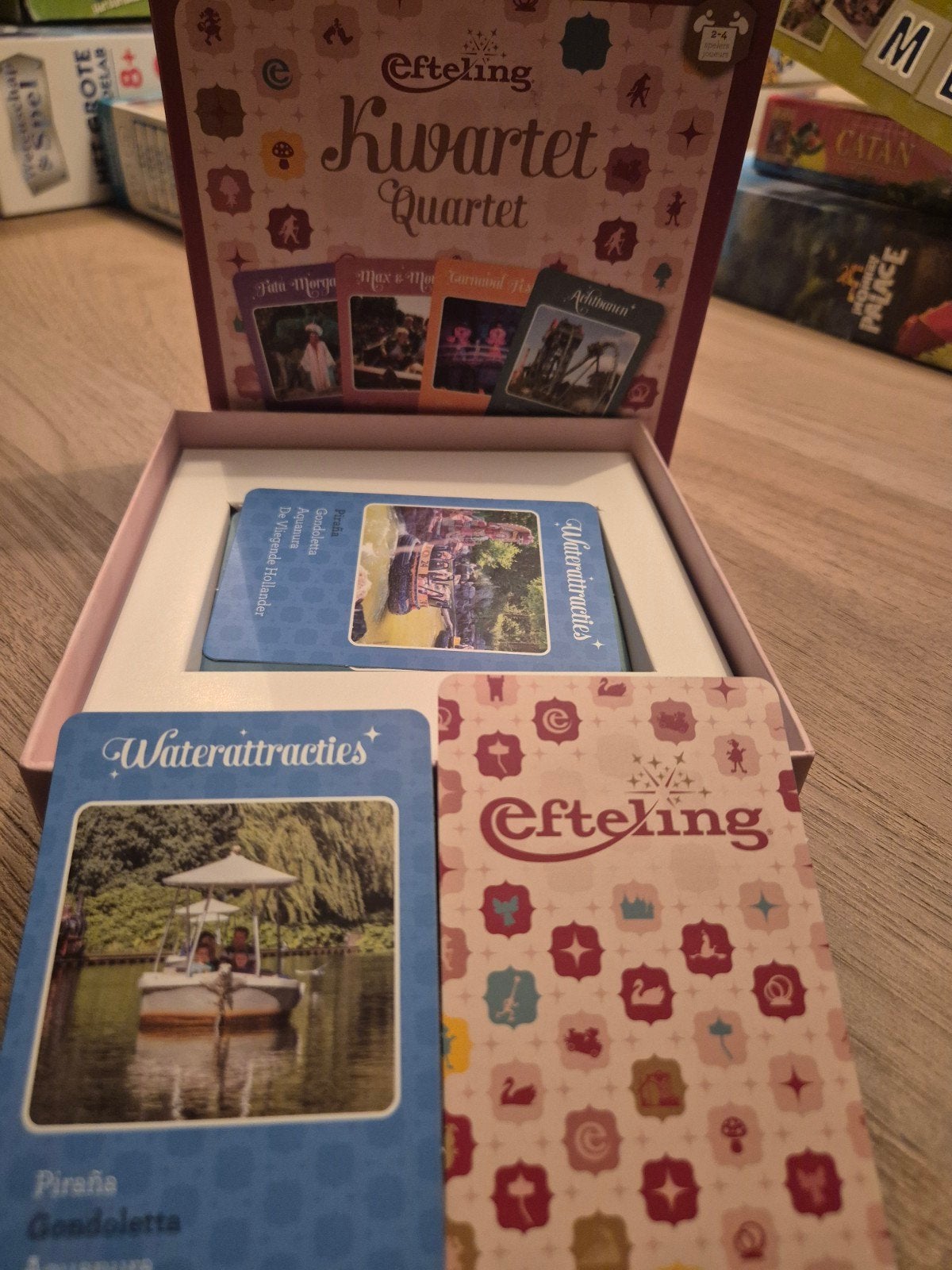 Efteling Kwartetspel - Compleet en in goede staat, Drie of vier spelers, Ophalen of Verzenden, Zo goed als nieuw, Efteling