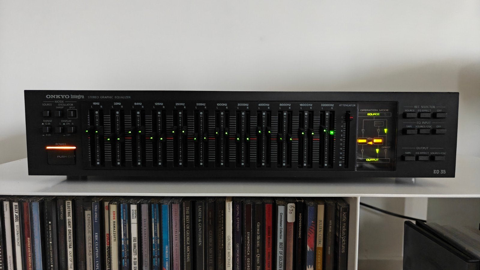 Onkyo Integra EQ-35 Stereo Grafische Equalizer, Audio, Tv en Foto, Ophalen of Verzenden, Gebruikt, Onkyo