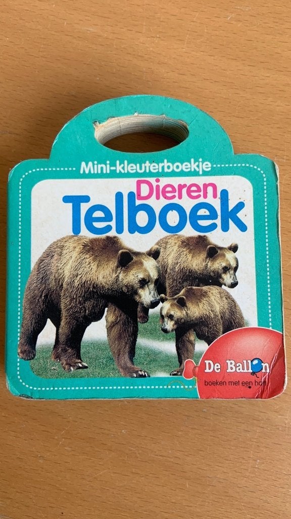 Mini-kleuterboekje - Telboek dieren, Ophalen of Verzenden
