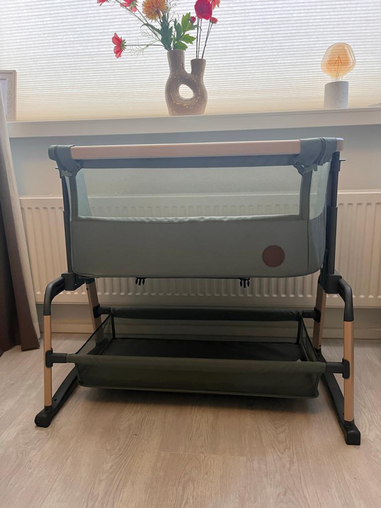 Maxi-Cosi Iora Air Co-Sleeper Wieg Groen - Zo goed als nieuw, Ophalen, Zo goed als nieuw, Wieg