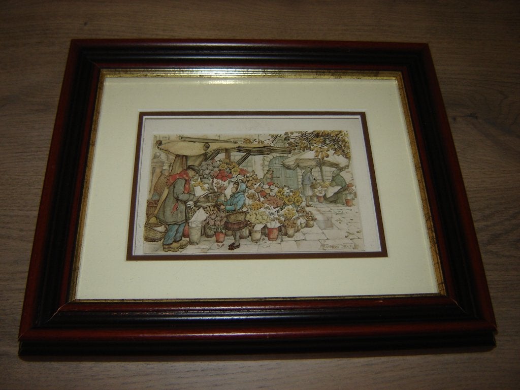 ANTON PIECK Driedimensionale Schaduwschildering in lijst !!, Antiek en Kunst, Ophalen of Verzenden