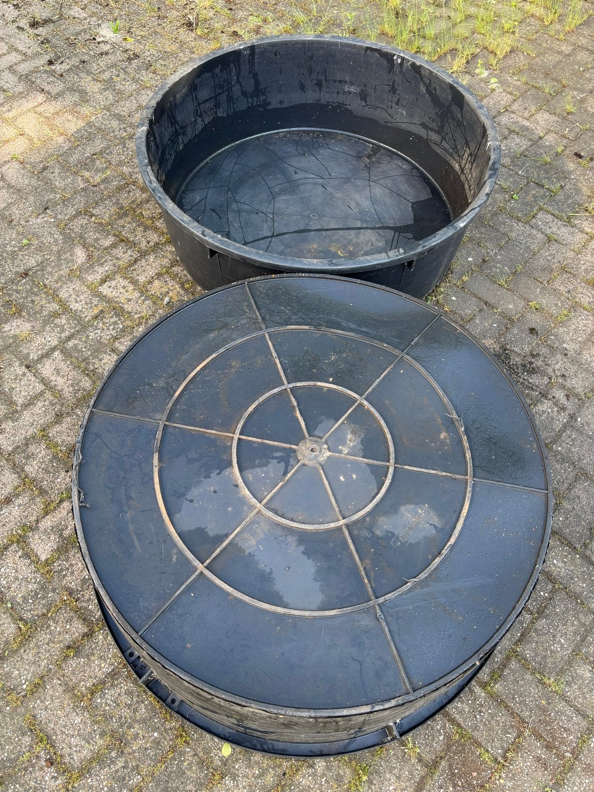 Grote kunststof kuip - Ideaal voor vijver of wateropslag, Tuin en Terras, Vijvers, Gebruikt, Ophalen