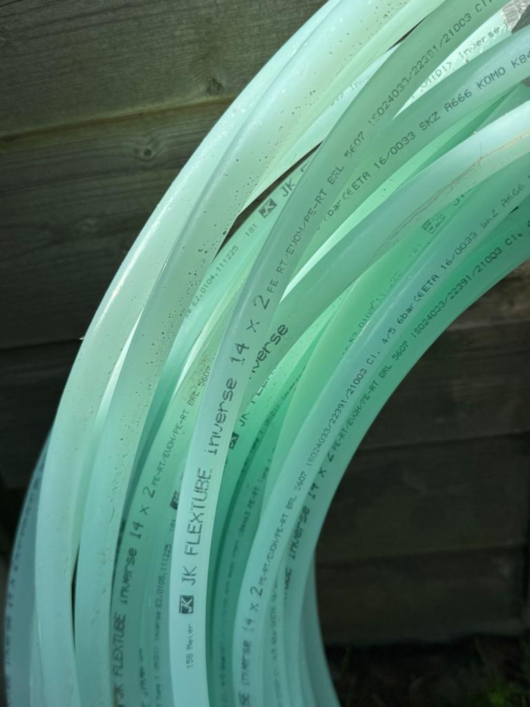 JK Flextube vloerverwarmingsbuizen, Pvc, Overige typen, Ophalen of Verzenden, Zo goed als nieuw