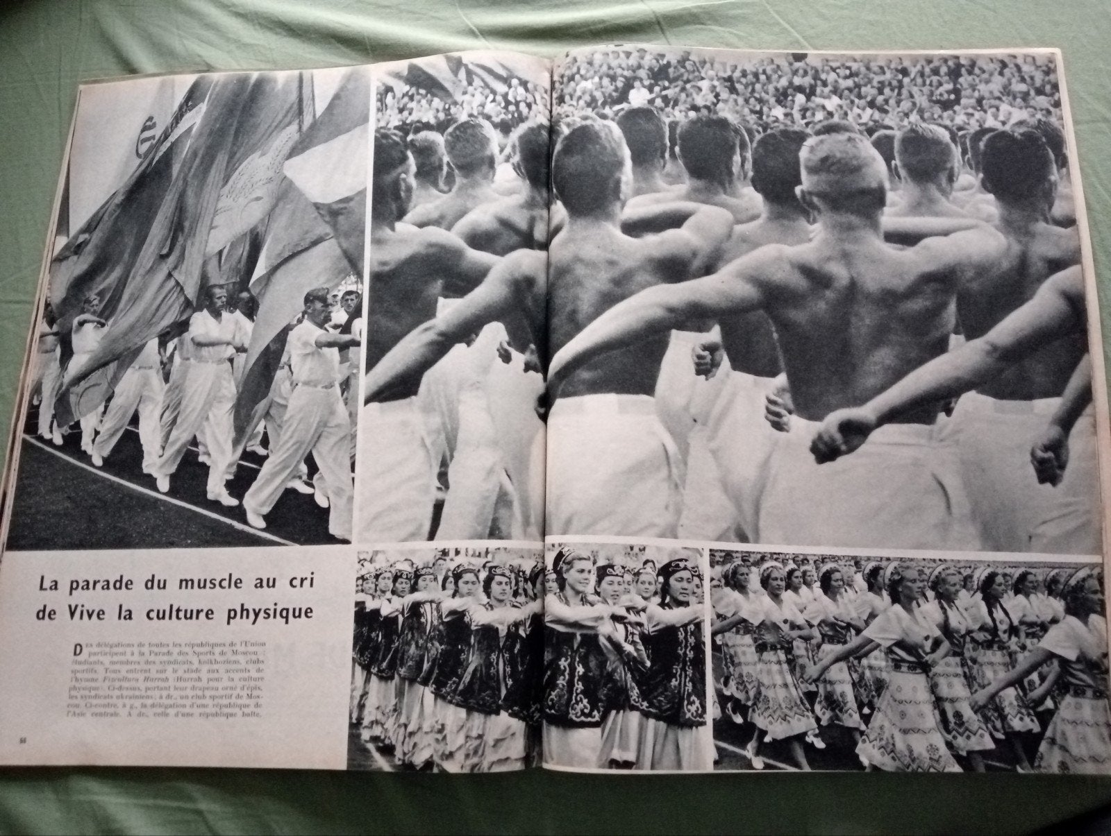 Paris Match N305 - 5 februari 1955 - Le Peuple Russe, Ophalen of Verzenden, Gelezen, Overige typen