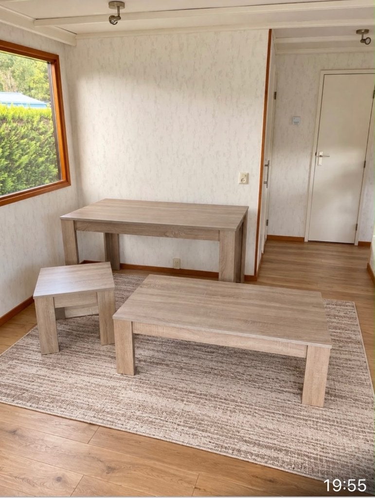 Eiken look Eettafel, salon en bijzettafel, Huis en Inrichting, Ophalen, Overige materialen, 100 tot 150 cm, 50 tot 100 cm