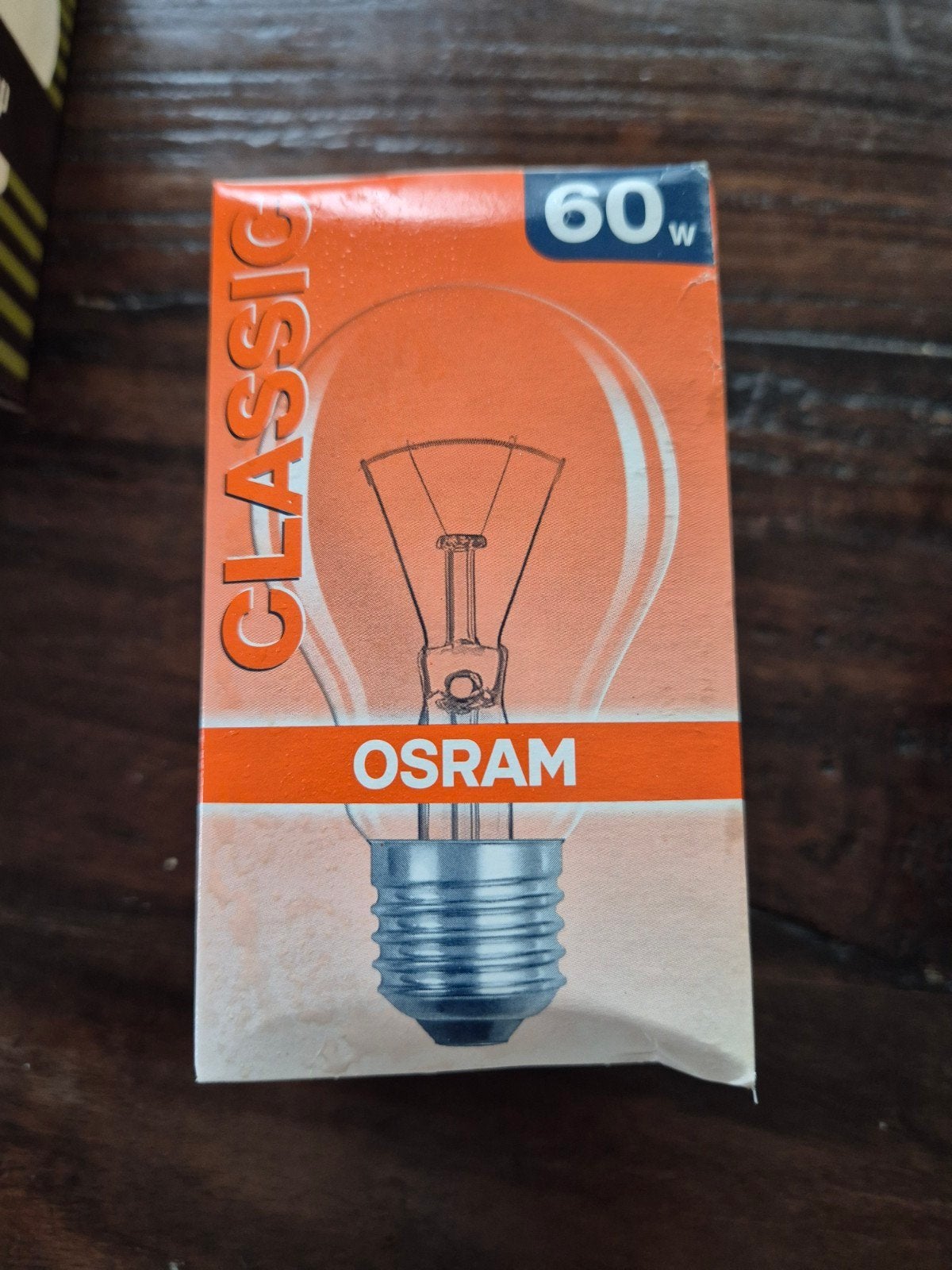 Osram Classic 60W E27 gloeilamp - Nieuw in doos, Ophalen of Verzenden, Nieuw, E27 (groot), Osram