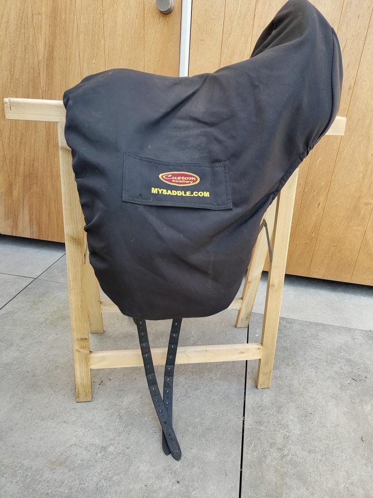 Fijn Custom Advantage R dressuurzadel te koop., Dieren en Toebehoren, Paarden en Pony's | Zadels, Ophalen of Verzenden, Gebruikt