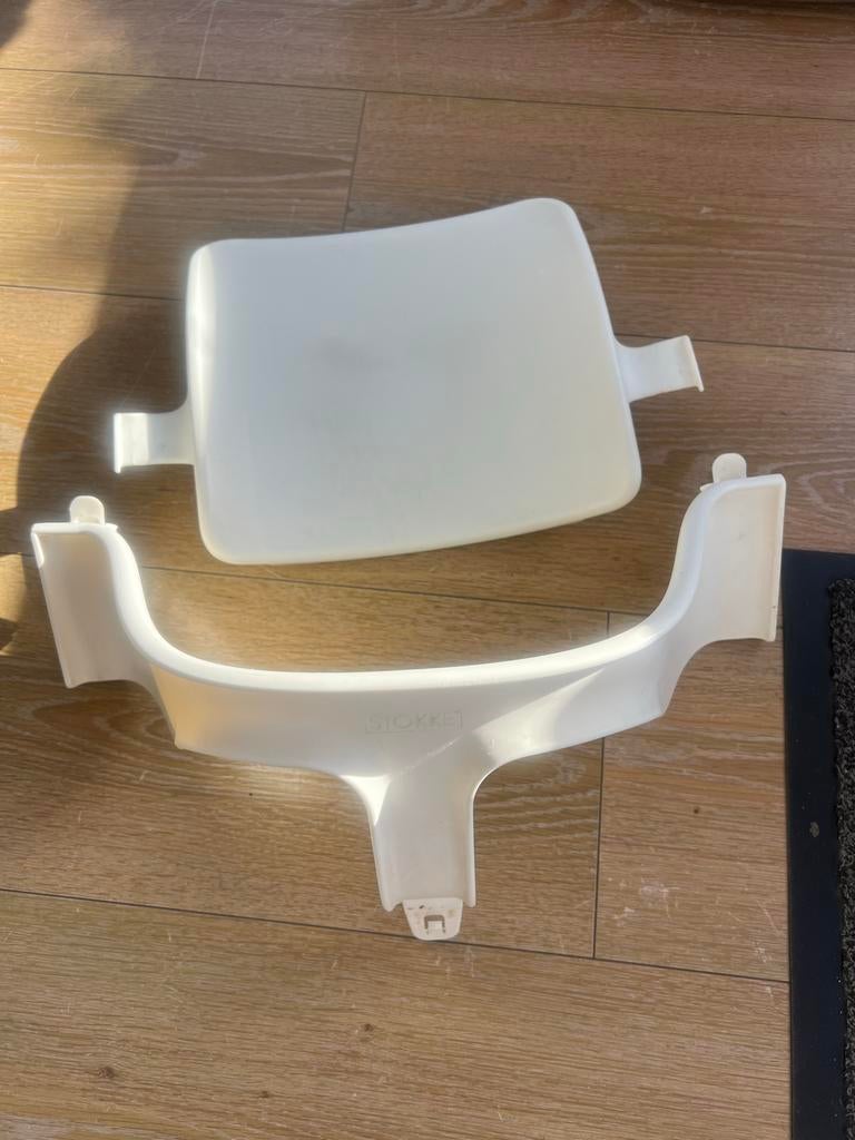 Stokke babyset wit, Ophalen, Zo goed als nieuw, Meegroeistoel, Stoelverkleiner